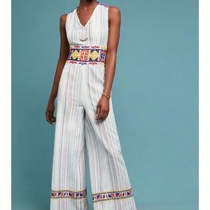 New Anthropologie Laia Boho Jumpsuit Size Large